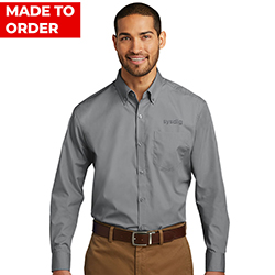 MEN'S LIGHT GREY DRESS SHIRT