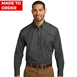 MEN'S DARK GREY DRESS SHIRT